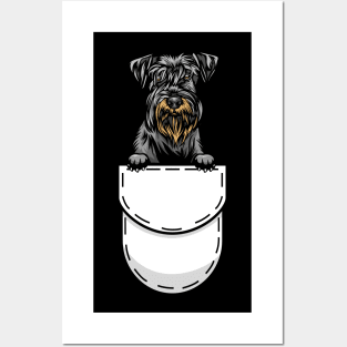 Giant Schnauzer Pocket Dog Posters and Art